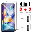 Защитное стекло для объектива камеры 4 в 1, стекло для Samsung A52, A51, A72, A32, A71, A12, A21S, A40, стекло для экрана Samsung A50, A70, A20, M51, M31, M21