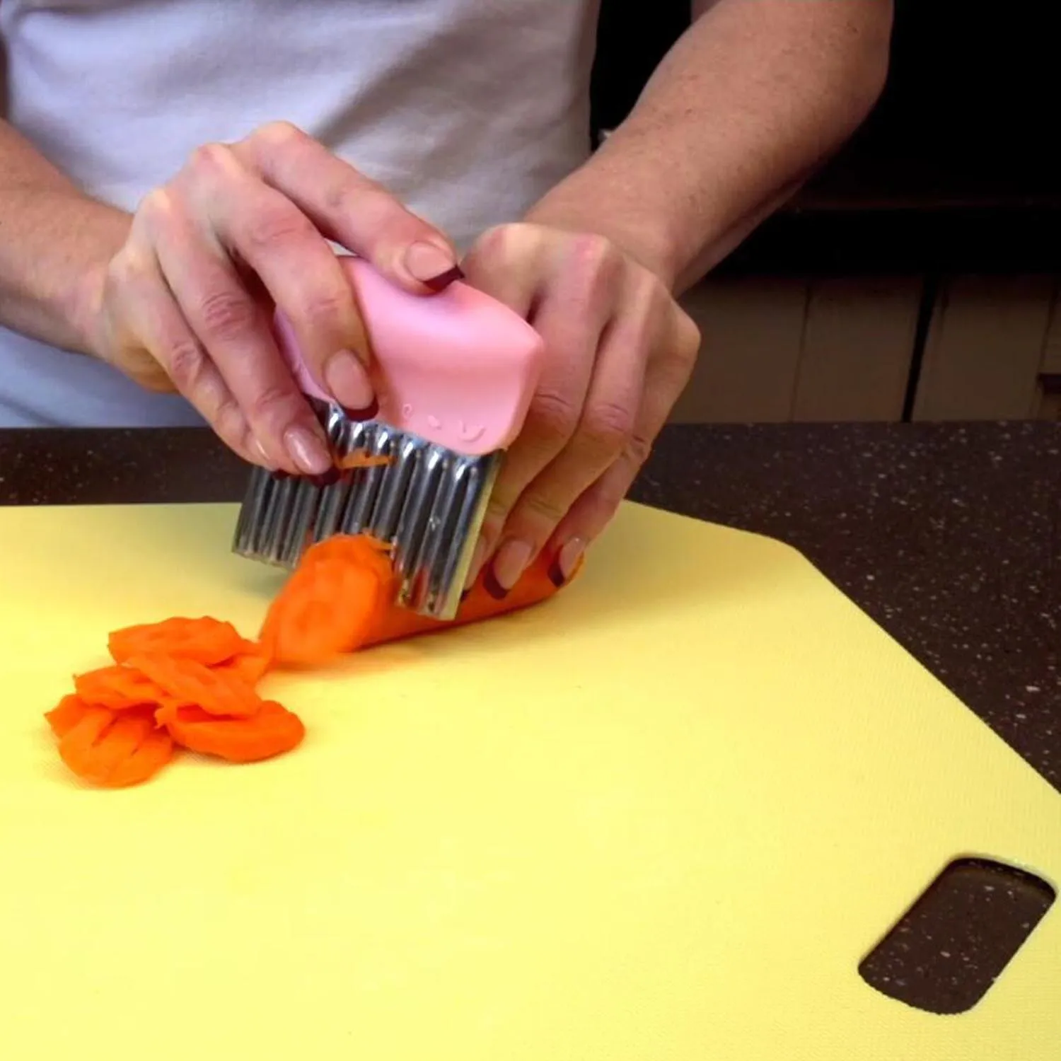 Фисман французский жарки волнообразный резак нержавеющая сталь картофельное