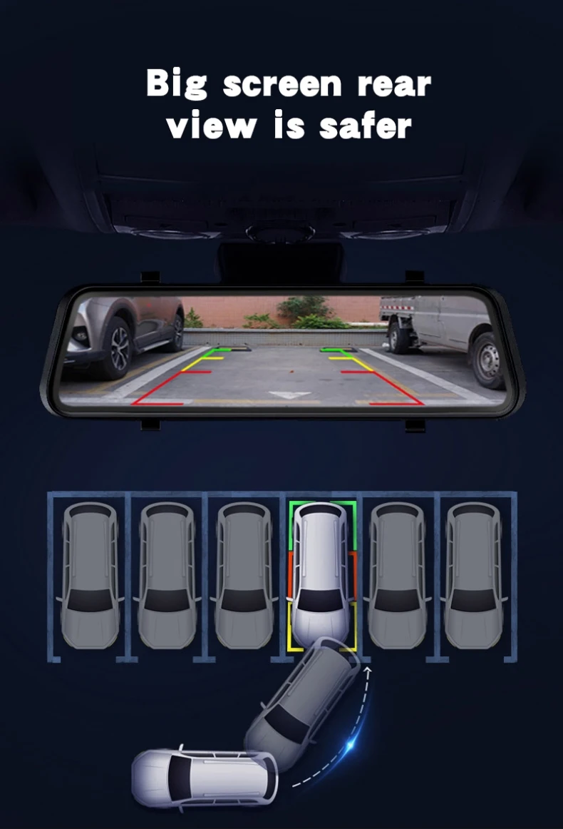 YI Smart Dash камера международная версия ночного видения HD 1440P 2," 140 градусов безопасное напоминание приборная панель H8