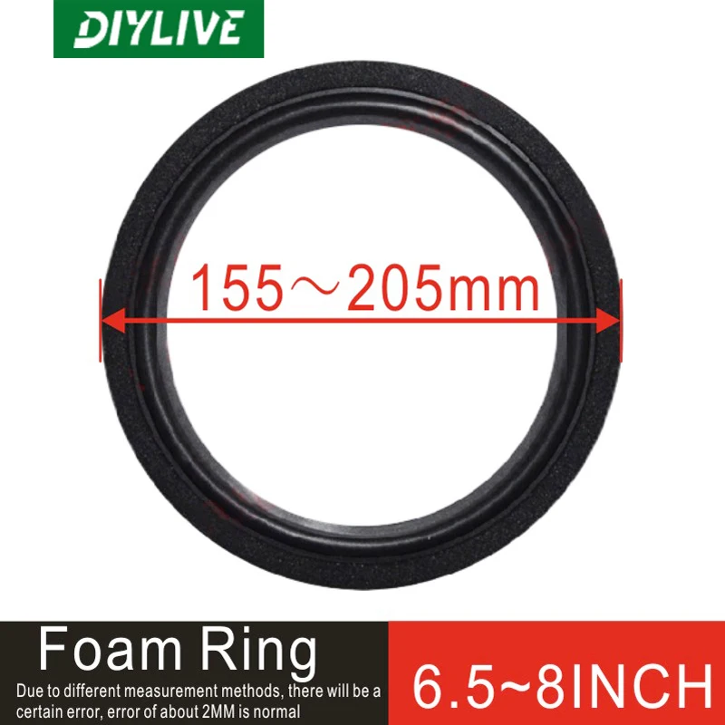 DIYLIVE 6 5 10 дюймовый сабвуфер аксессуары для ремонта динамиков с поролоновым краем