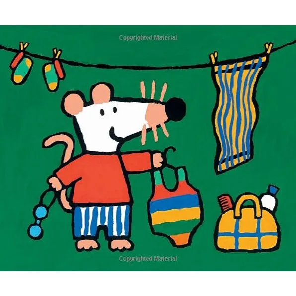 Maisy учится плавать первый опыт английская история картина книга дети учатся