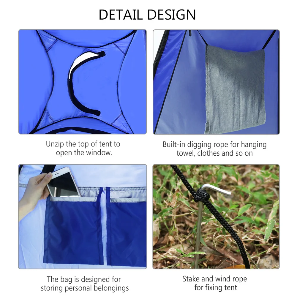 

WINOMO Changing Tent Privacy Shower Tent Dressing Room Outdoor Privacy Shelter for Camping Photo Shoot Bathing Toilet Beach