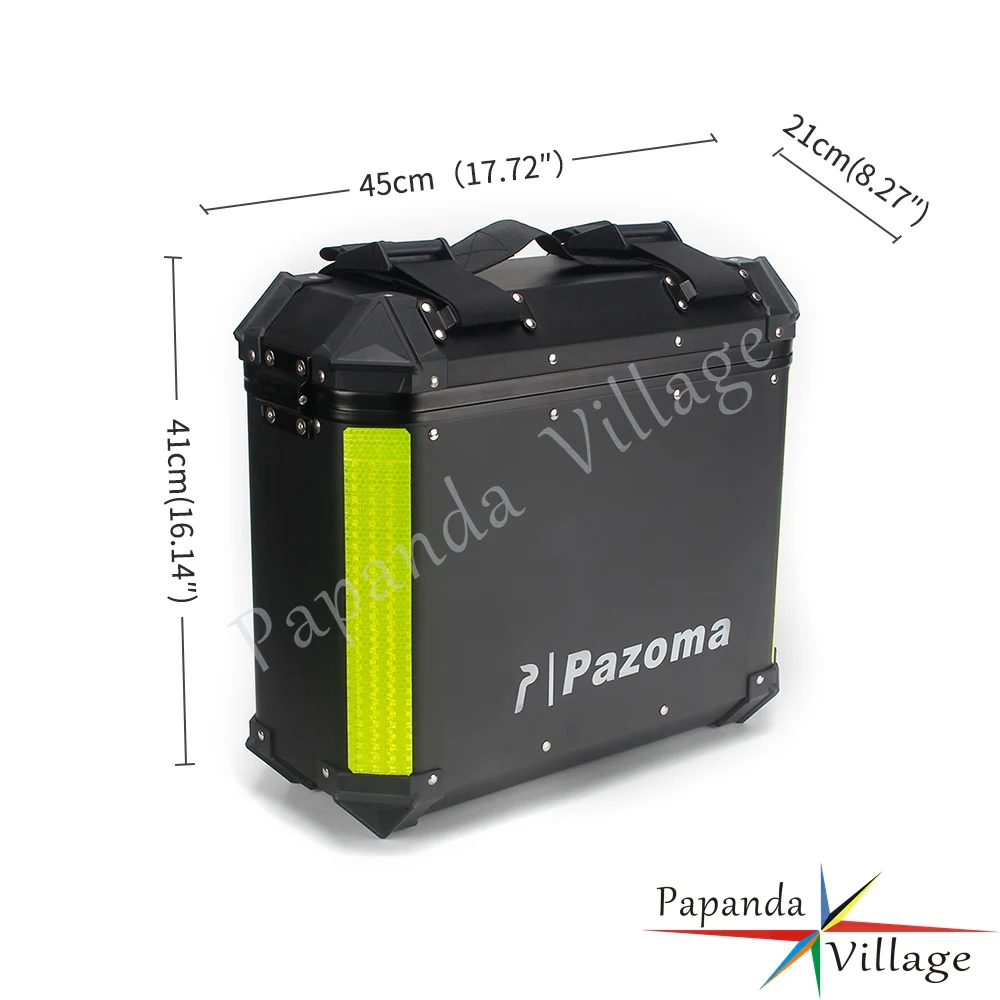 

Black Silver Motorcycle Luggage Trunk Storage Sidebox Moto Side Case Boxes W/ Lock Waterproof For BMW 650 R1200GS F800GS F700GS