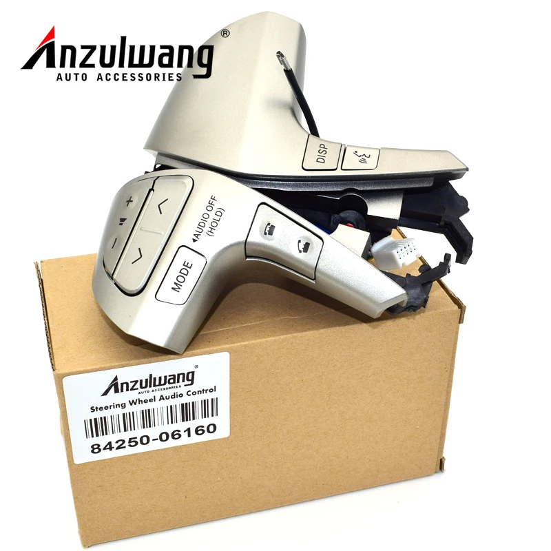 Кнопка управления аудио на руль ANZULWANG Bluetooth переключатель 84250 06160 для Toyota Camry Corolla