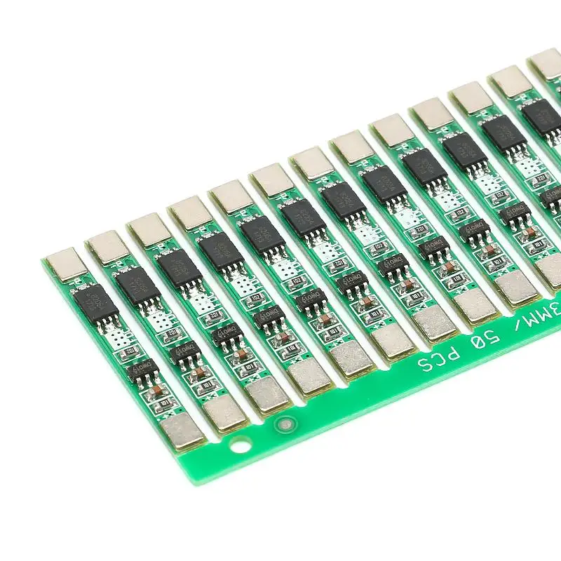5 шт. защитная плата PCB для батарей 1S 3 7 В 2 а li ion BMS PCM 18650 литий ионный