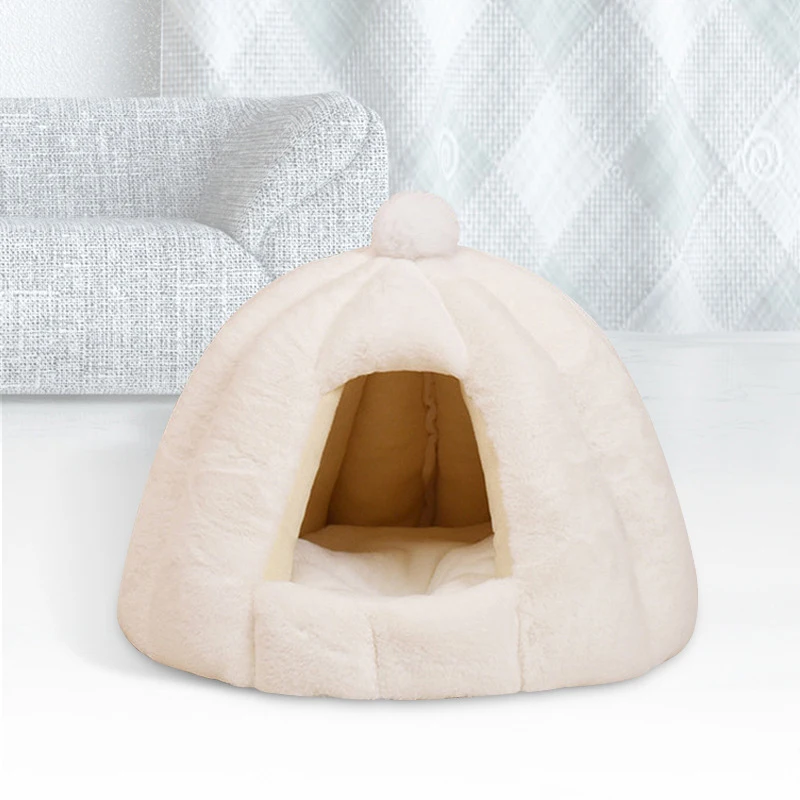Pet Cat Cave палатка дом Питомник зимняя одежда для собак гнездо складной спальный шезлонг коврик щенок высокого качества корзина маленькая собака кошка кровать
