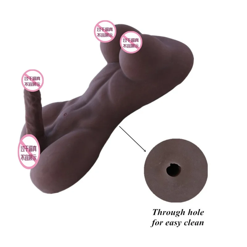 18 см большой пенис грудь половина тела секс кукла для геев горячая Реалистичная