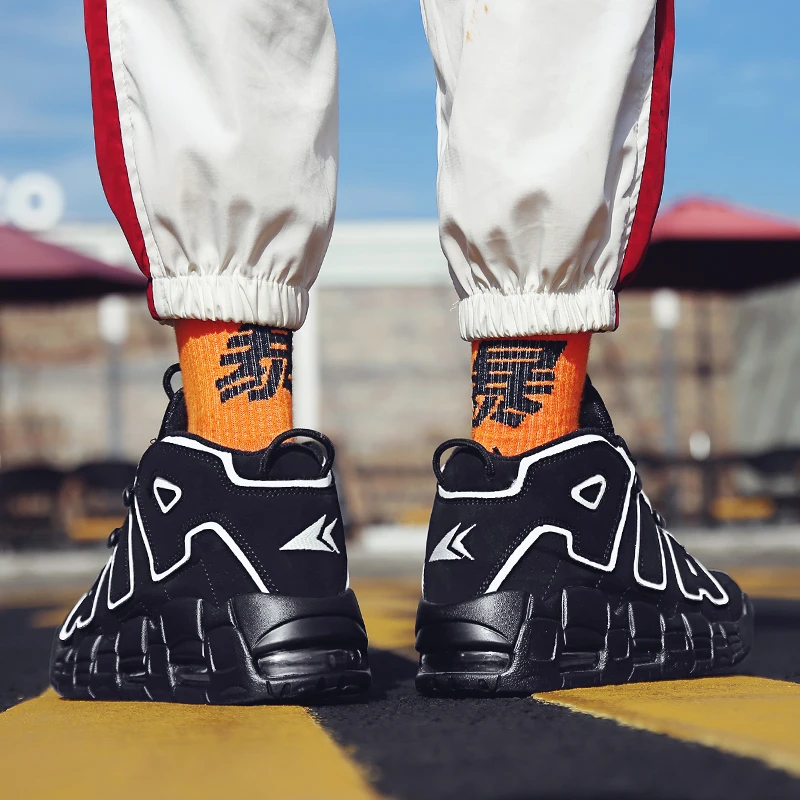 LEIXAG Мужская Баскетбольная обувь высокие кроссовки по щиколотку нескользящая