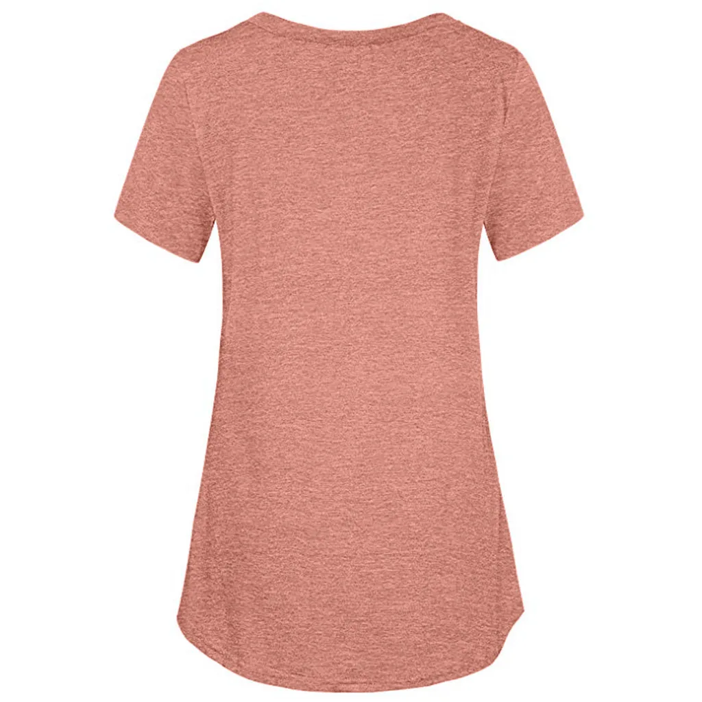 

Solid Button Pregnant Women Maternity Clothes For Breastfeeding Short Sleeve Soft Slim Tops Pregnancy T-shirt Clothes Ropa *621