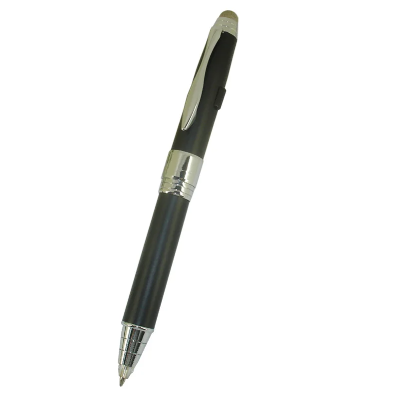 CMECN Newest 3 in 1 Multifunction LED Light Pen with Touch Screen Stylus for IPhone or Smartphone Luxious Black Torch Gifts | Канцтовары