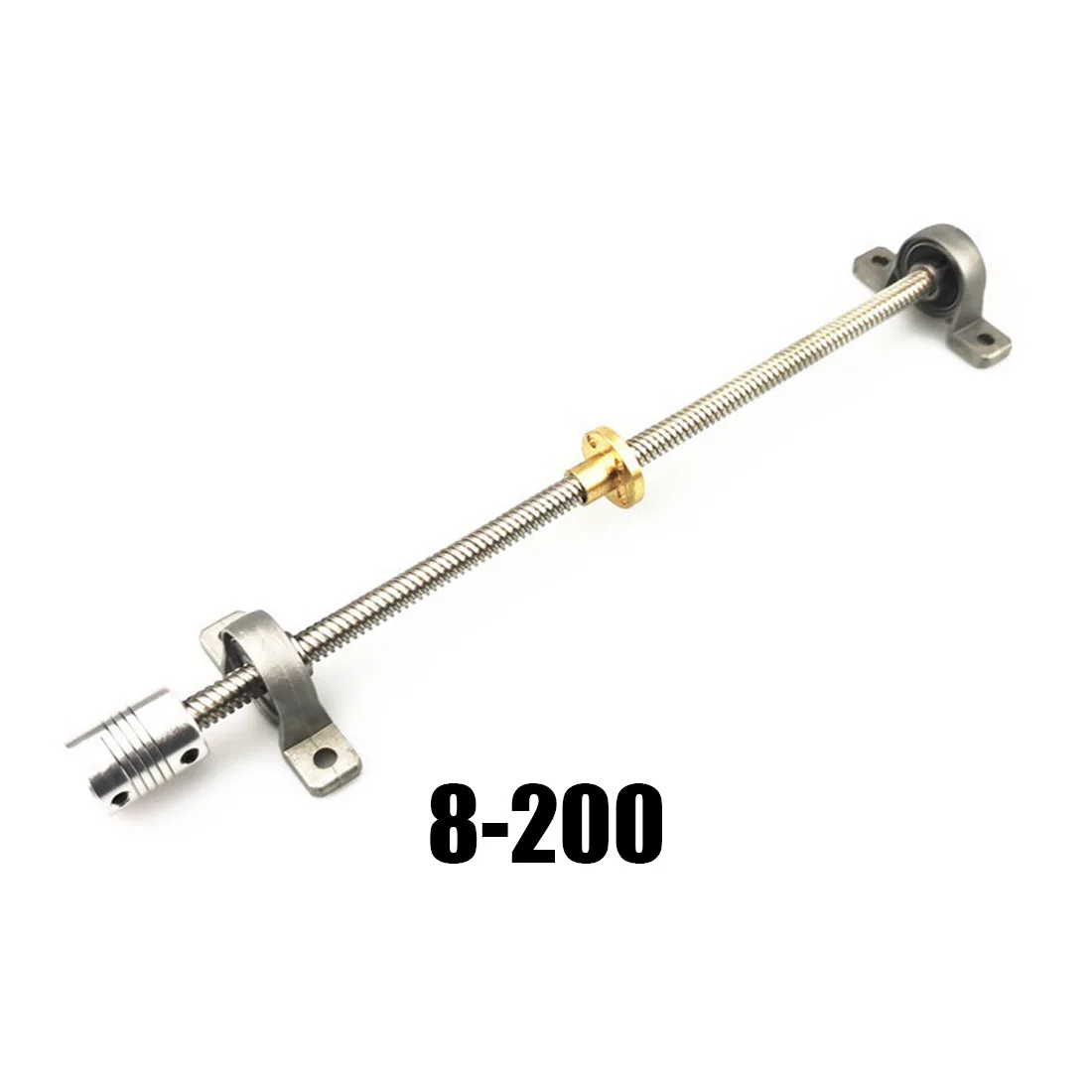 T8 свинцовый винт 150 600 мм из нержавеющей стали t тип резьбовой стержень гайка