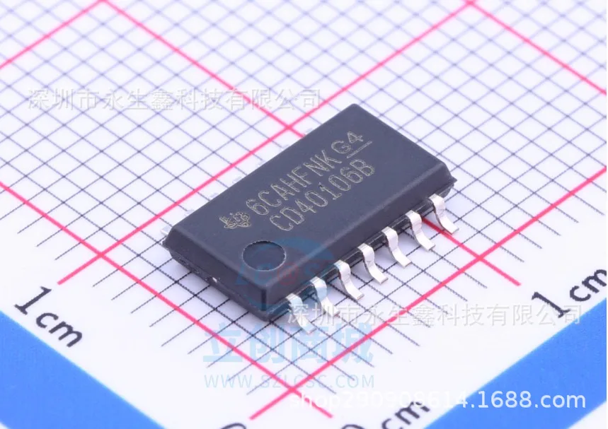 

Free shipping CD40106B CD40106BNSR SOP14 10PCS