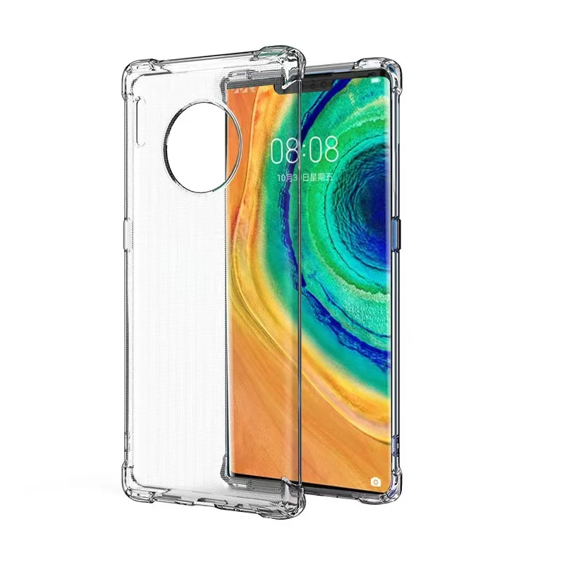 thickened tpu air bag for huawei p40 30 20 pro quad angle anti drop for mate 40 30 pro cell phone case free global shipping