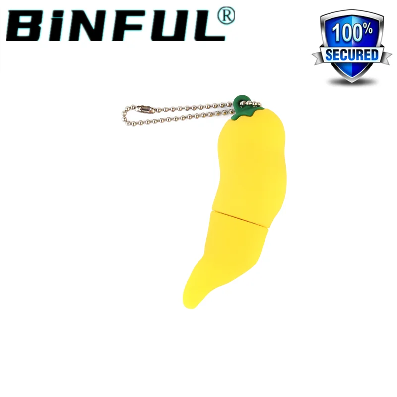 BiNFUL новый флеш накопитель 64 Гб мультяшный USB Chili 4 ГБ 8 16 32 256 внешний подарки U