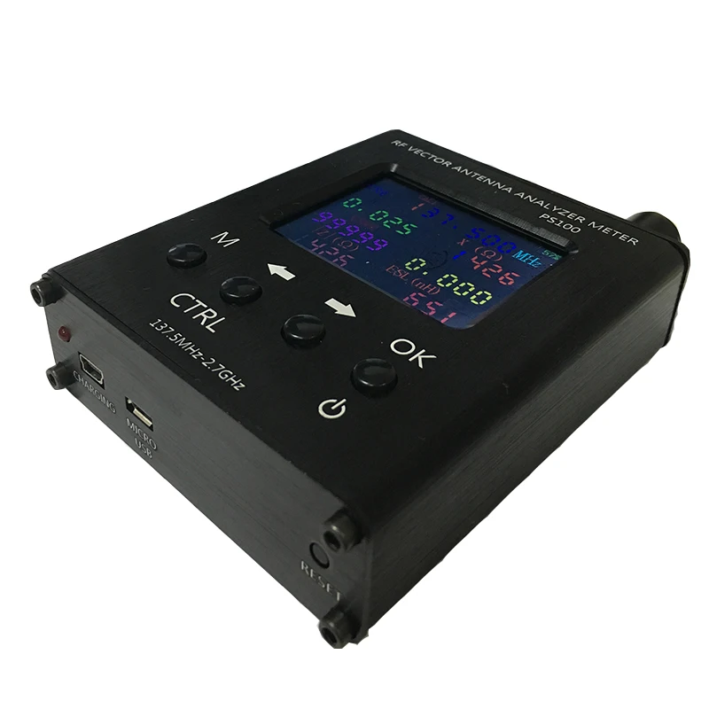 

PS100/PS200 N1201SA+ 35MHz - 2.7GHz UV UHF VHF RF Antenna Analyzer SWR Meter Tester + Rechargable Battery