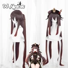 Парик для косплея аниме Hutao, термостойкие синтетические искусственные волосы, головной убор для Хэллоуина, аксессуары для косплея