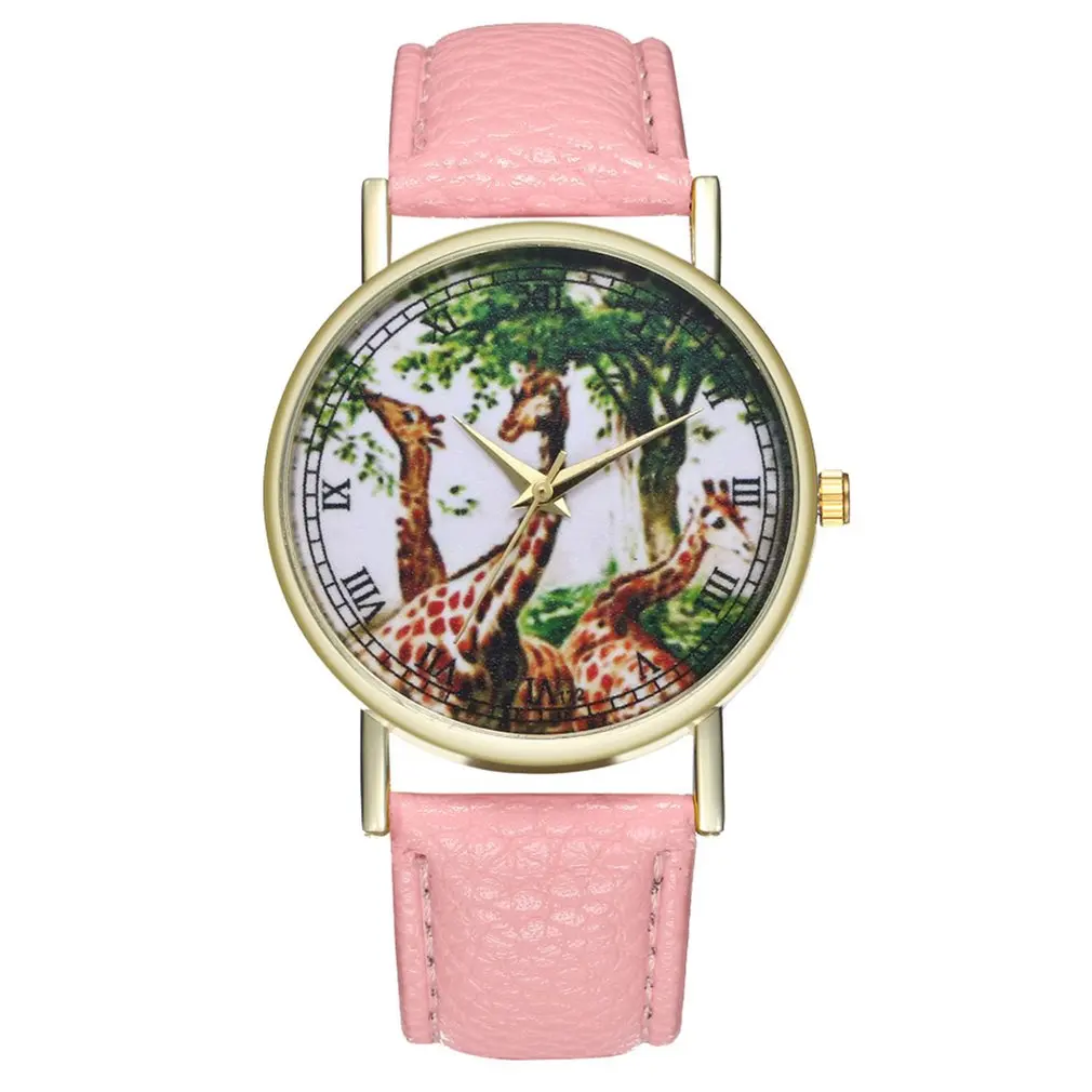 Модные кожаные Strap13 стили полосатая повязка мужские часы аналоговые спортивные