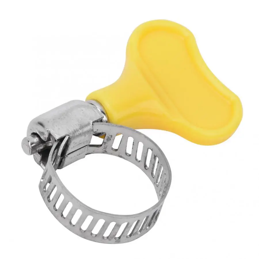 10 Pcs Stainless Steel Hose Clamp with Plastic Handle Pipe Tube Clips Woodworking Clamps | Обустройство дома