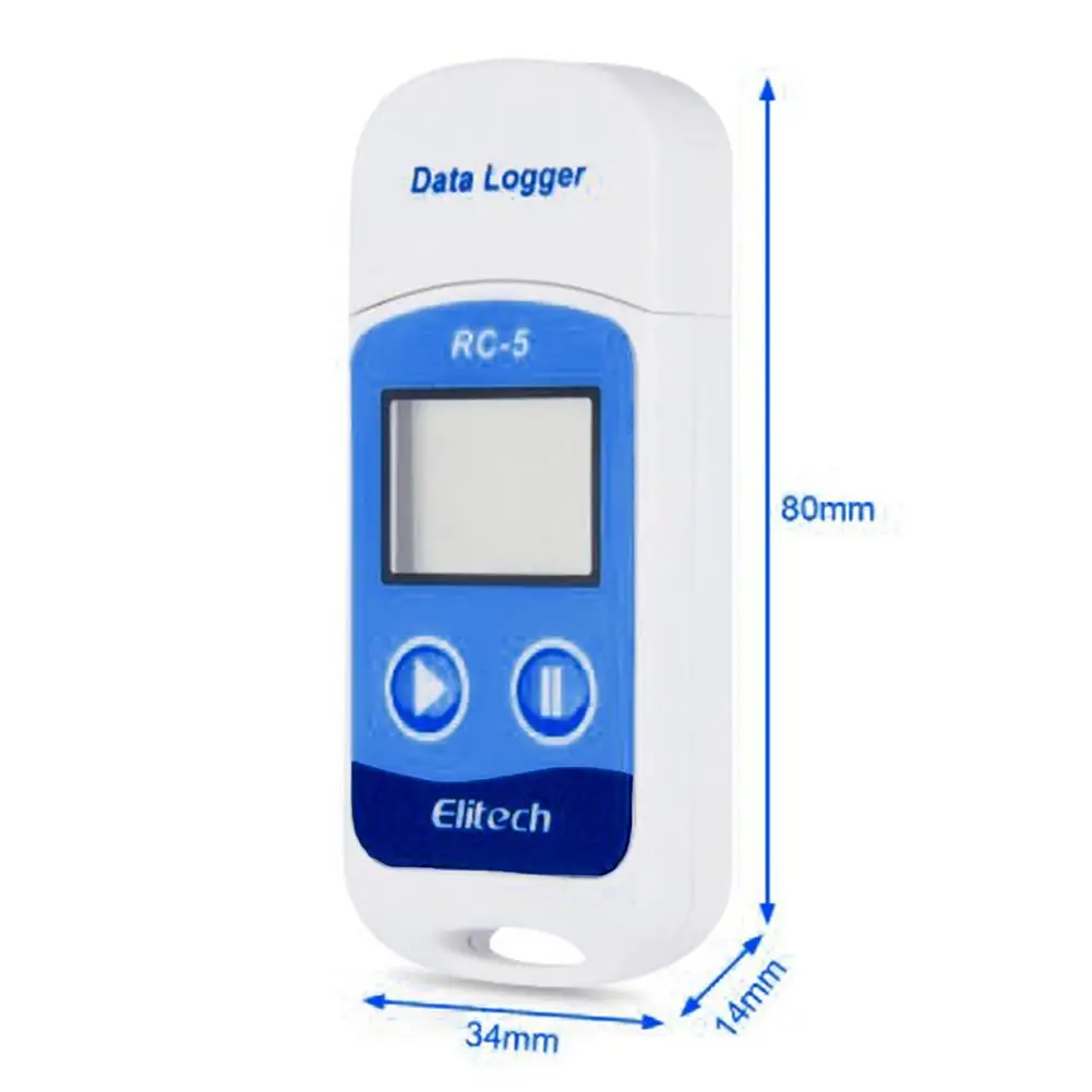 

Mini Data logger Temperature USB Temp Recorder Internal Sensor IP67 Digital Temperature Recorder Termometro Digital