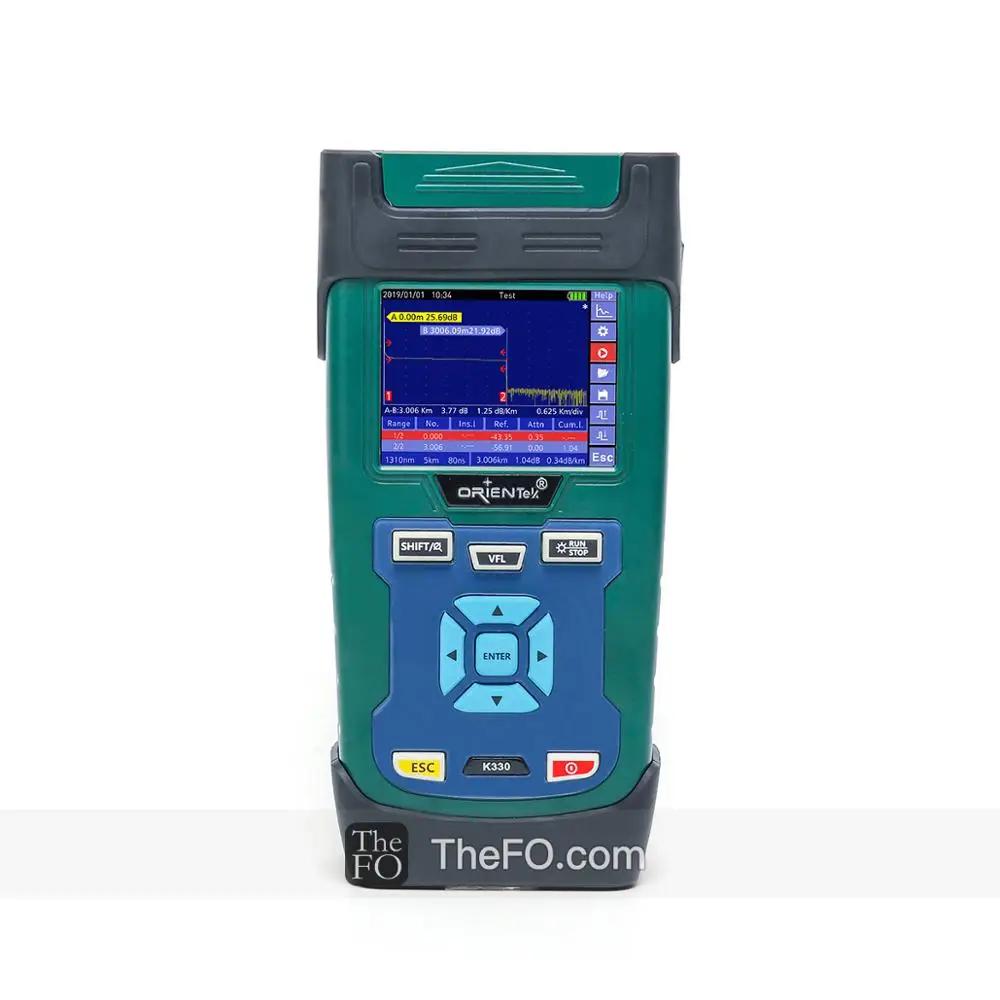 Orientek OTDR K330 SM 1310 нм встроенный волоконно-оптический тестер мини рефлектометр |