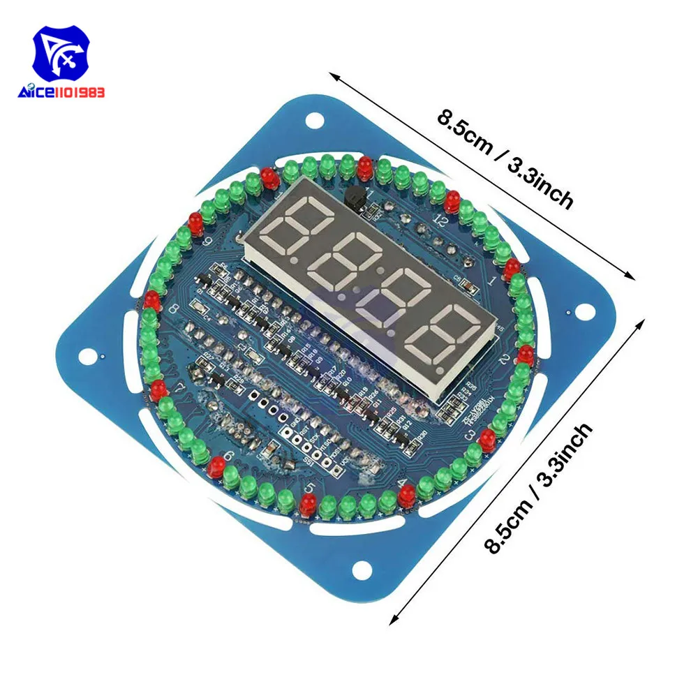 Часовой модуль diymore DS1302 вращасветодиодный светодиодная электронная плата для