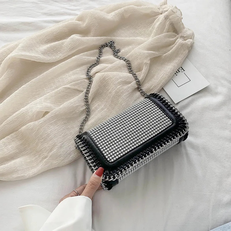 

2020 New Fashion Diamond Crossbody Bags for Women Chain Shoulder Bag Female Luxury Handbags Women Designer Bag Sac A Main Femme