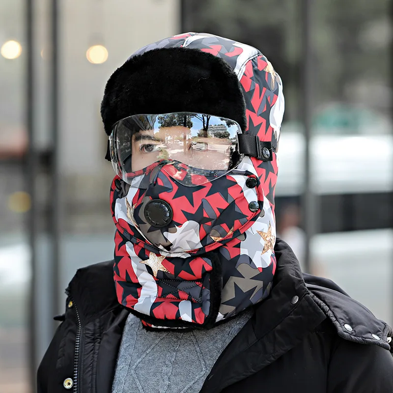 Осенне-зимние камуфляжные теплые шапки шарф для мужчин и женщин ветрозащитные