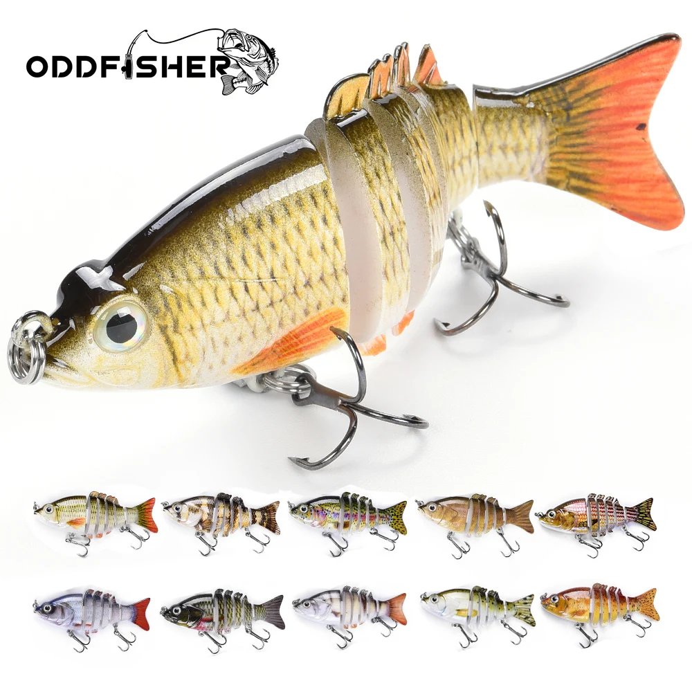 2020 рыболовные приманки 8 5 см 11 г многошарнирная приманка для окуня кренкбейт