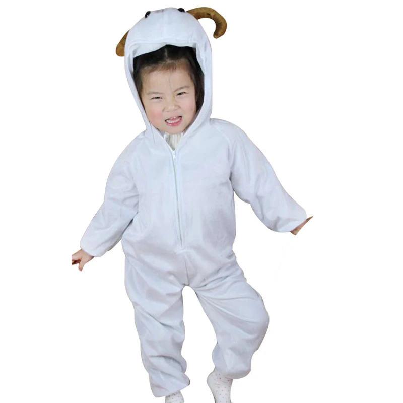 

Дети мультфильм животных Коза костюмы овцы для мальчиков и девочек; Маскарадный костюм на Хеллоуин; Платье с рисунком из аниме Disfraces платье ...