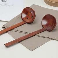 eco friendly spoon healthy wear resistant universal wooden dining ladle for restaurant home kitchen accessories tools
