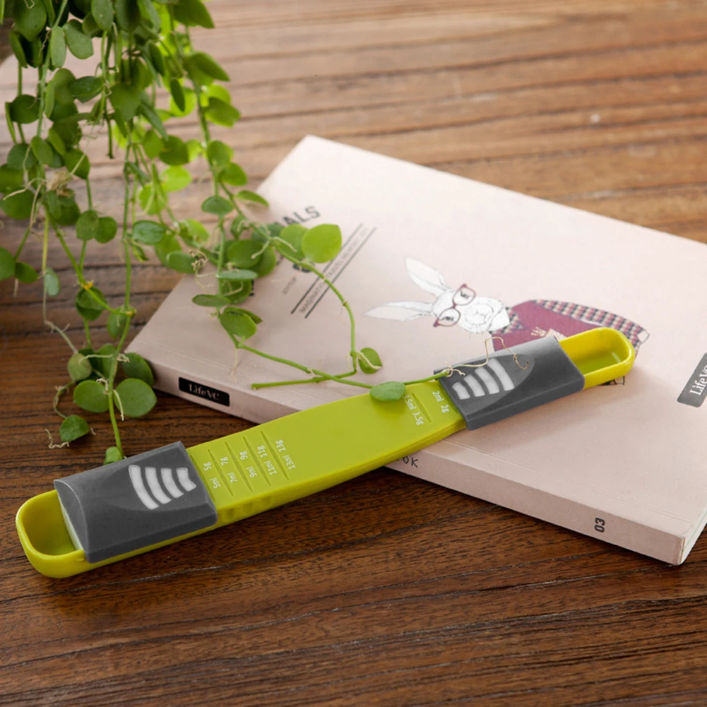 Пластиковая мерная ложка чашка с двойной головкой девять киосков регулируемая