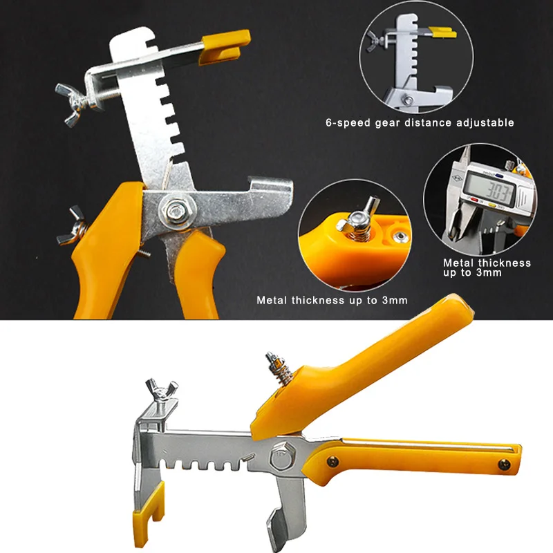 100 шт. многоразовые зажимы для выравнивания плитки/клиновидные настенные