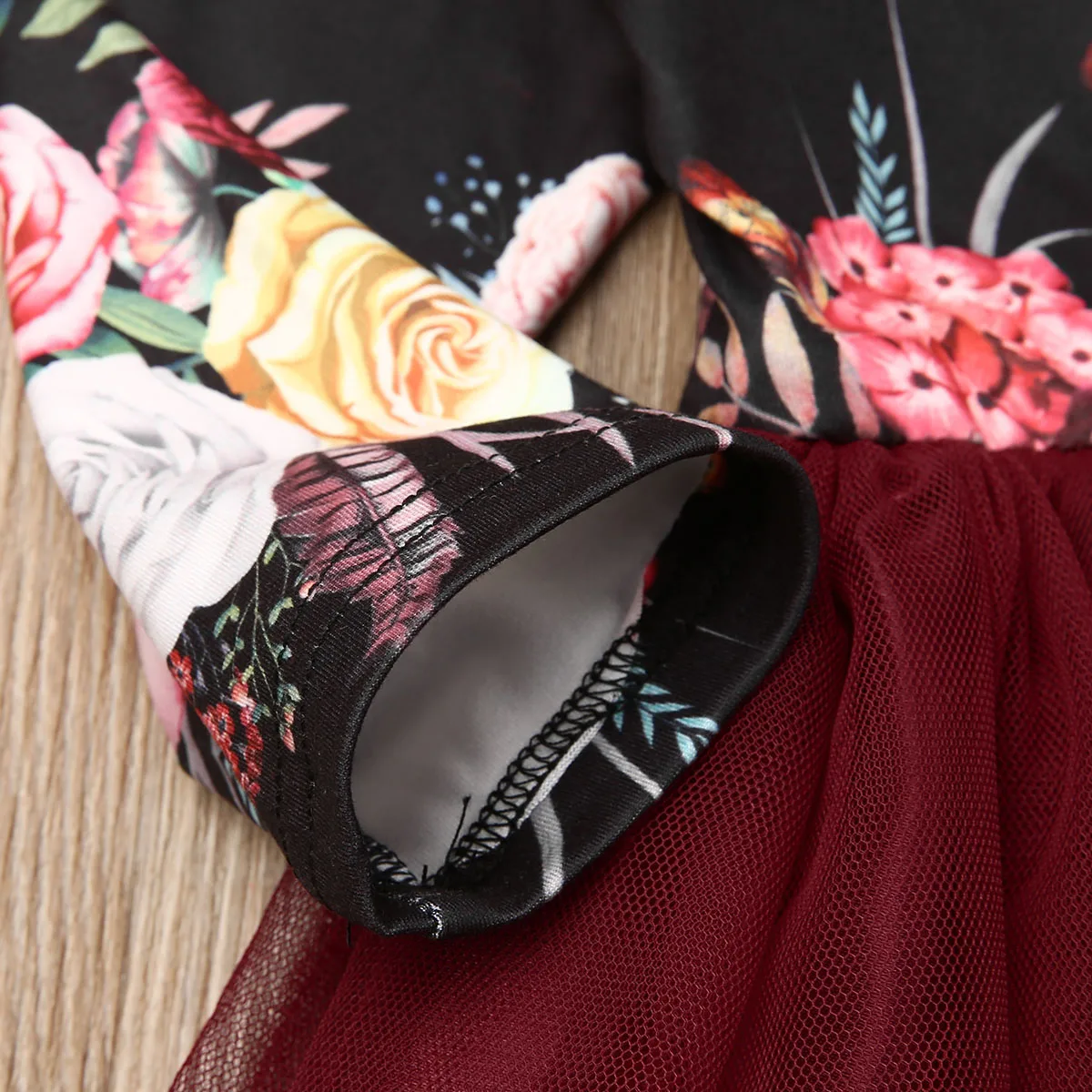 2019 одежда для малышей на весну и осень платье маленьких девочек с цветами