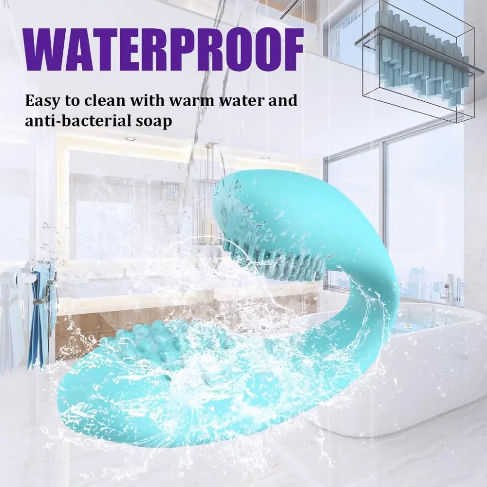 Фаллоимитатор вибратор 12 Скоростей Вибрация точка G Клитор U-образный