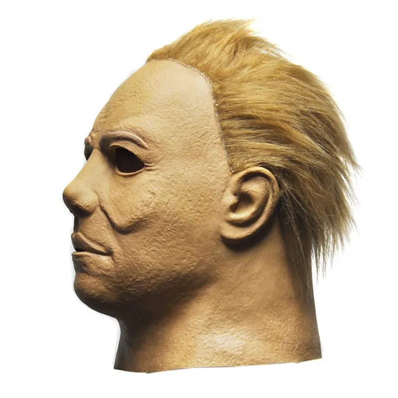 Хэллоуин пугающая маска Mystery Michael Myers Maske Movie horror латексная для косплея маскарадные