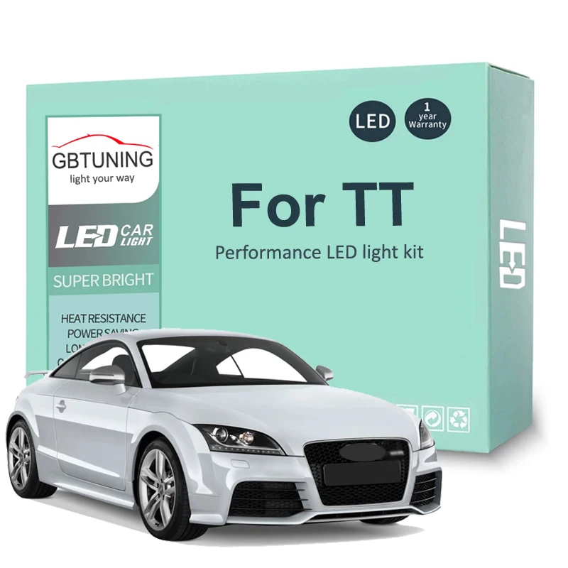 Комплект светодиодных ламп для внутреннего освесветильник Audi TT TTS 8N 8J 8N3 8N9 8J3 9