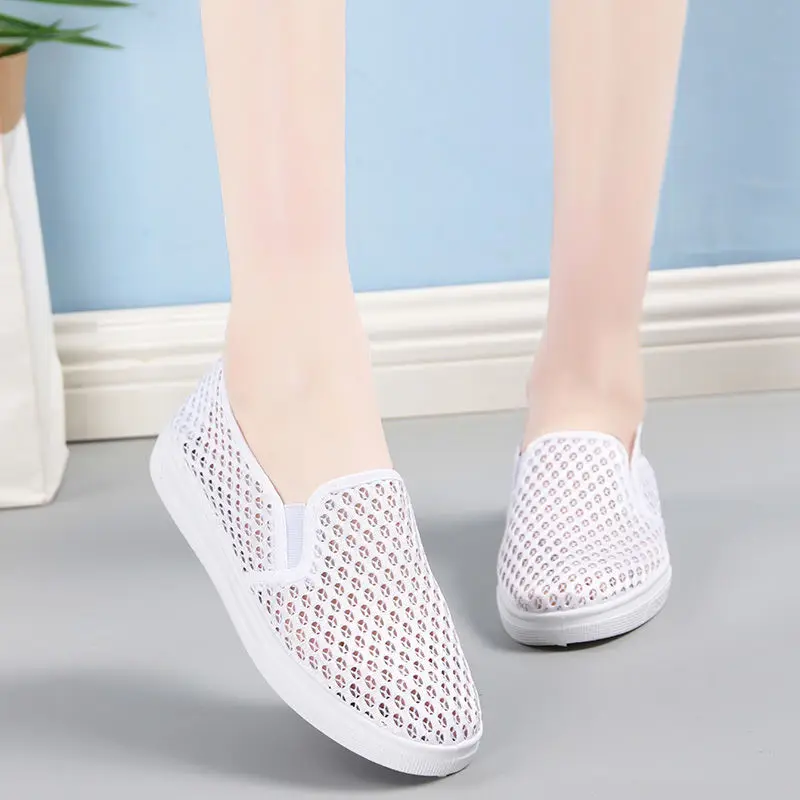 Tennis Shoes For Women Breathable Sneakers 2021 Spring Autumn Sports Comfy Jogging Trainers Female Soft Zapatos De Mujer Cheap