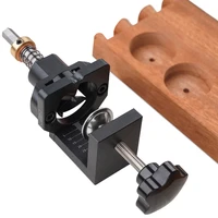 35mm hinge boring jig precision hole drilling guide locator with forstner bit door cabinets hinge hole opener woodworking tools