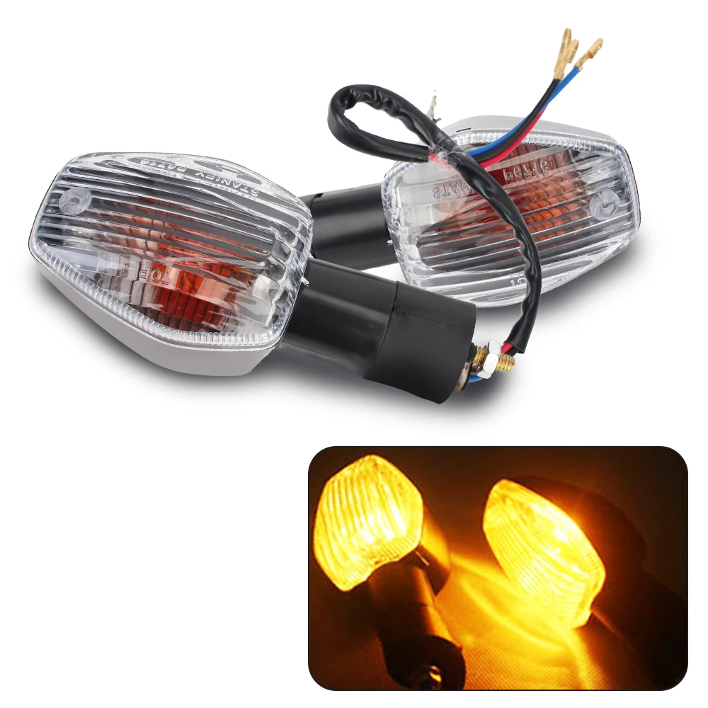 

Motorcycle Turn Signal Lights Indicator Blinker Front Rear Lights 1Pair For HONDA CB400 VTEC3 CBR600 F5/CBR1000 LED Signal Lamp