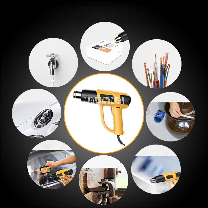 F1 2 Шестерня контроль температуры горячего воздуха цифровой термоусадочный