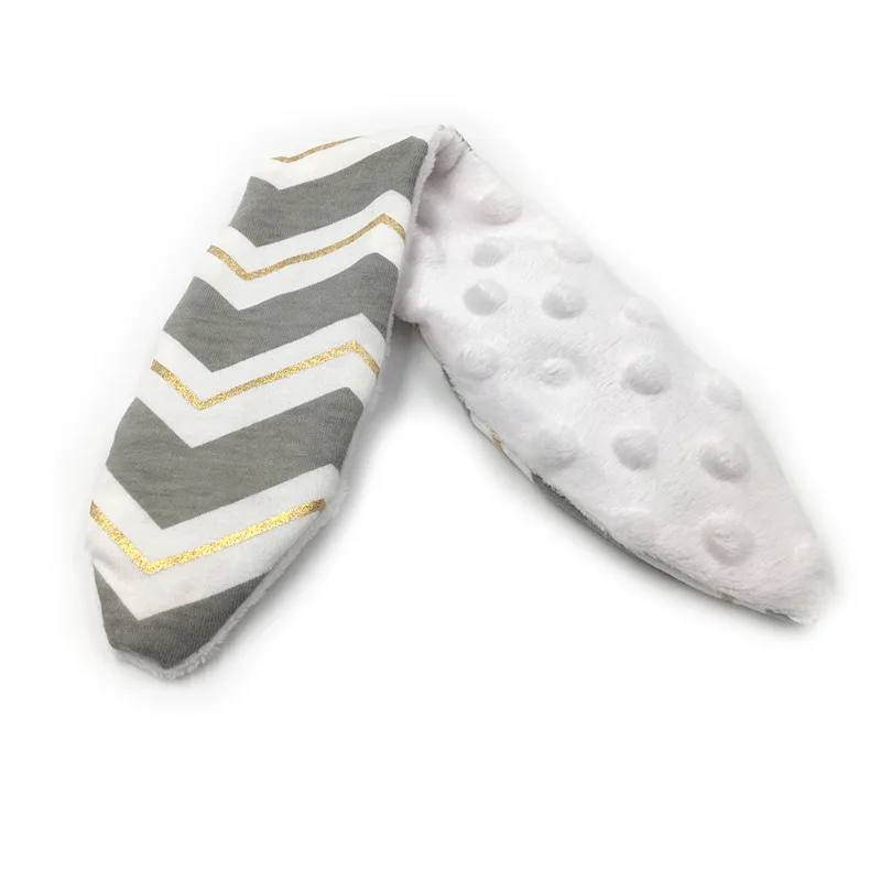 2Pcs/Set Baby Scarf Bibs with Bunny Ears Teethers Toy Toddler Infant Teething Gift Organic Natural Wooden Ring Teether |