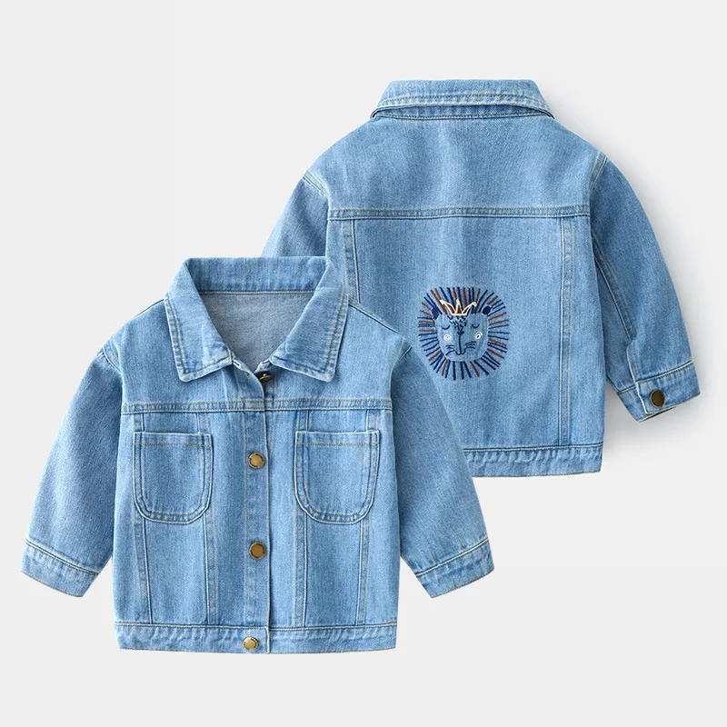 

Boys Denim Jacket Spring Autumn Kids Clothes Boys Clothing Outerwear Children's Coats Baby Children Jackets Denim Coat
