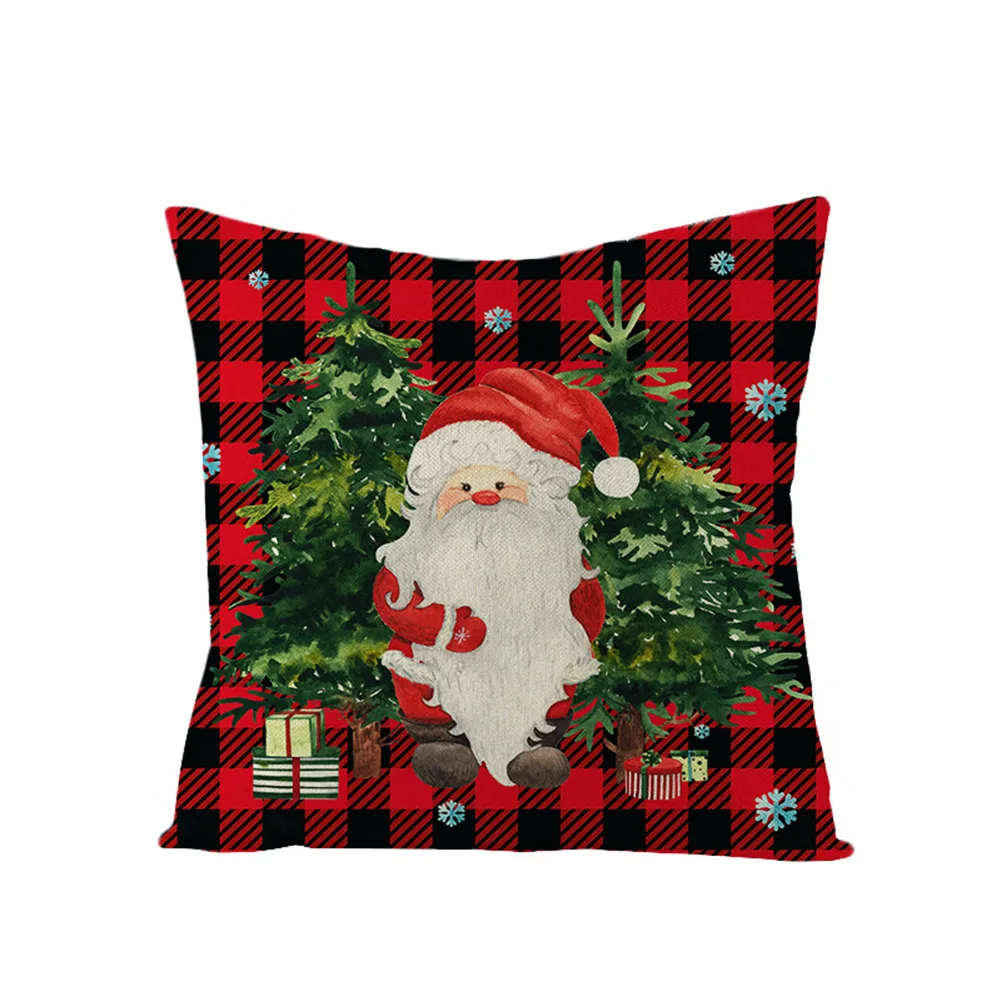 Чехол для подушки с надписью &quotMerry Christmas&quot красная серия украшение дивана в виде