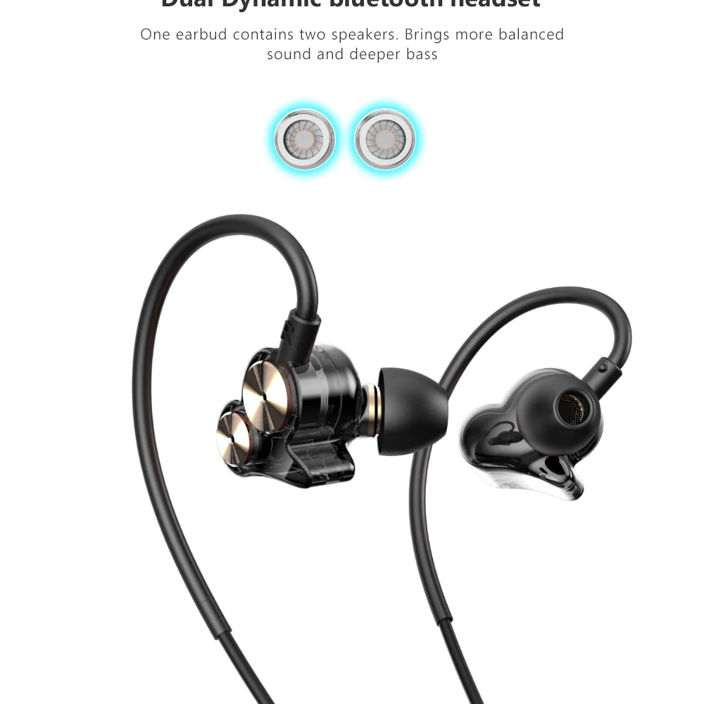 CBAOOO беспроводные Bluetooth V5.0 наушники 5D стерео гарнитура шейные спортивные наушники бас-вкладыши Наушники с микрофоном для всех телефонов