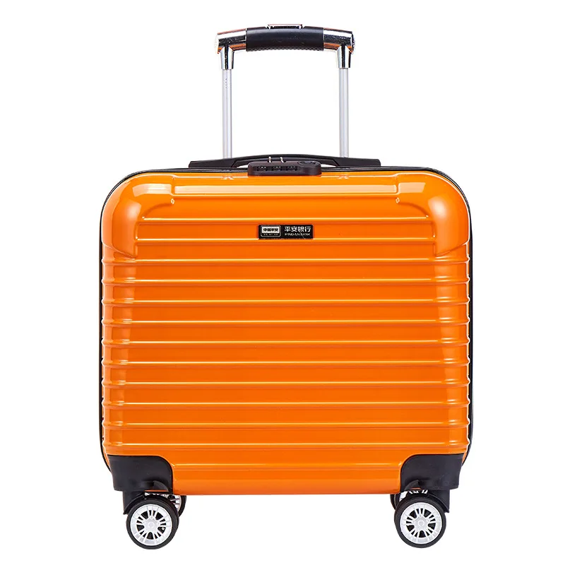 2021 Fashion High Quality Women and Mens Mini Orange Carry on Luggage