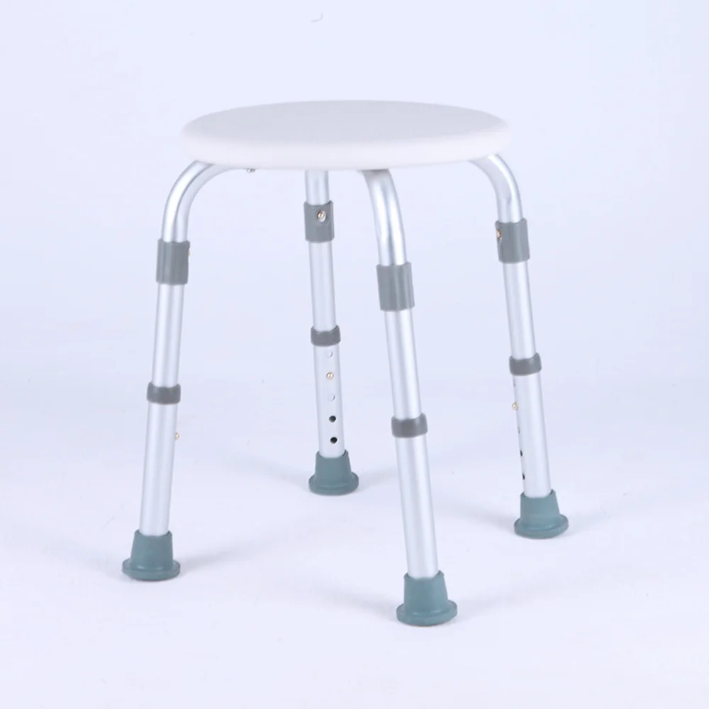 

Adjustable Bath Tub Shower Chair 8 Height Bench Stool Seat with Non-Slip Rubber Sole for Bathroom