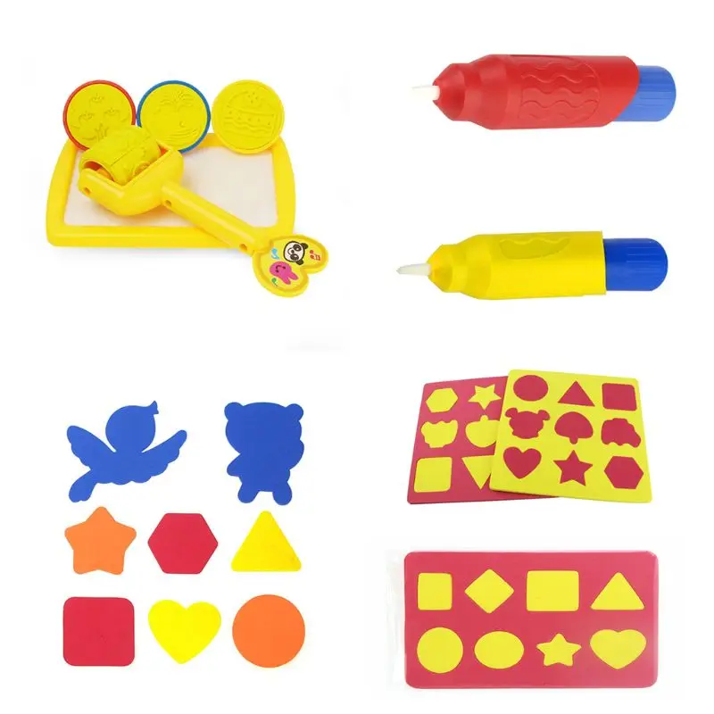 Водный коврик для рисования аксессуары волшебные ручки воды кисть формы штампы