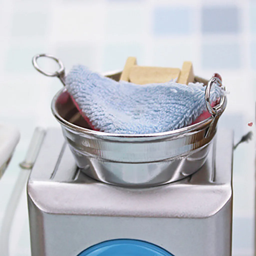 Кукольный дом аксессуары мини раковина для стирки кукольный домик умывальник