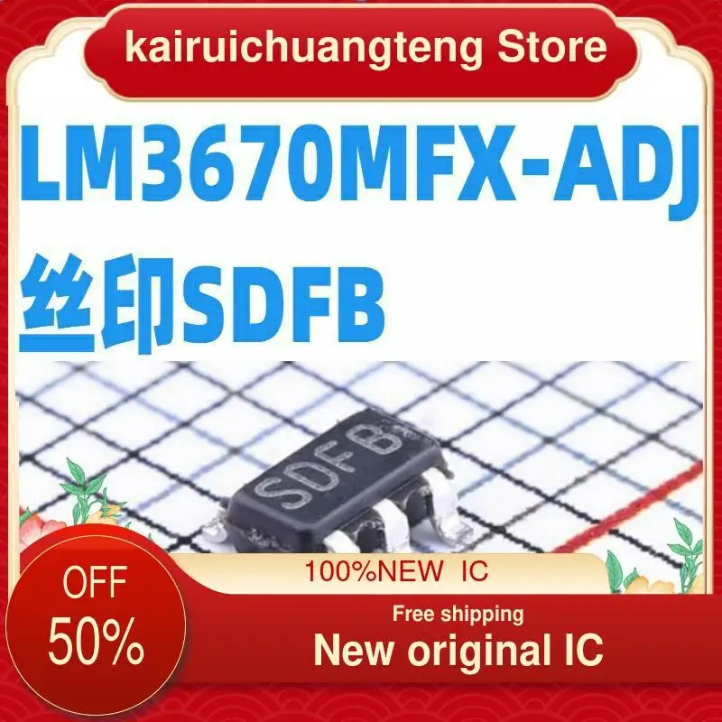 

10-200PCS LM3670MFX-ADJ SOT23-5 SDFB New original IC