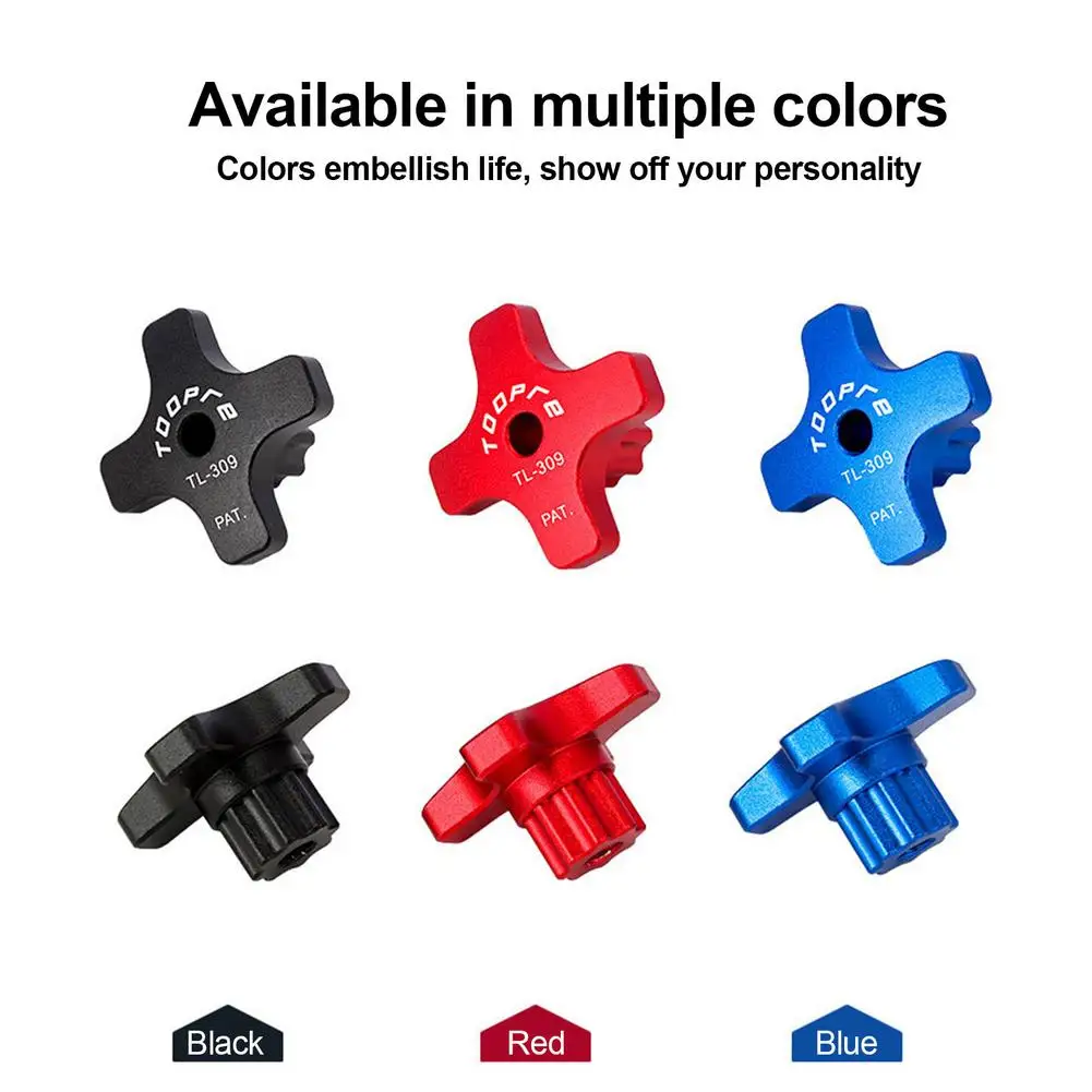 40x23mm Metal Crank Bolt Crankset Plum Blossom Cover Removal Wrench Bike Mounting Bottom Bracket Arm Bolts Screws |
